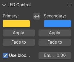 LED Control panel