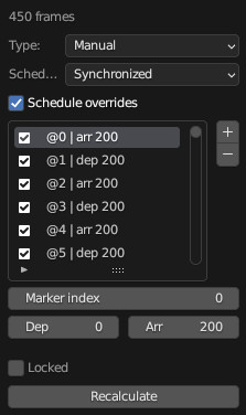 Schedule overrides